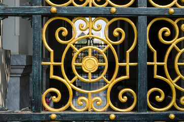 Grille of temple