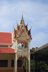 bell tower at Wat thep prasatcsa sa kam phaeng noi