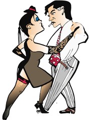 Naklejka premium Tango