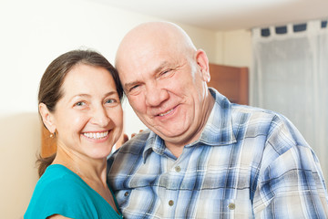Portrait of smiling mature couple