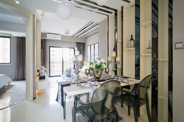 modern dining room