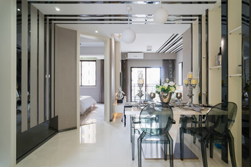 modern dining room