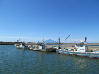 Fototapeta premium 稚咲内漁港