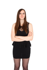 Fototapeta premium Beautiful young woman posing