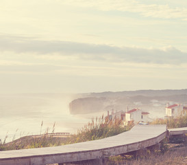 Boardwalk on beach