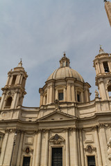 Fototapeta na wymiar Saint Agnese in Agone in Piazza Navona, Rome, Italy