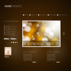Website Design Template, easy all editable