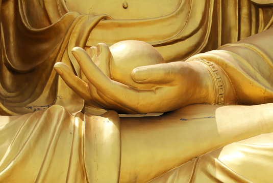 Detail of Buddha statue