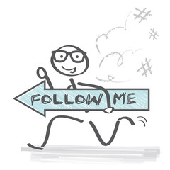 follow me