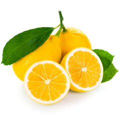 Lemons isolated