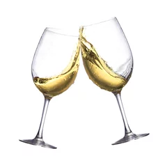 Photo sur Plexiglas Vin Verres à vin blanc