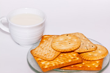 the bread on paper background