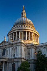 Fototapeta na wymiar Dome of St. Paul's cathedral in London.
