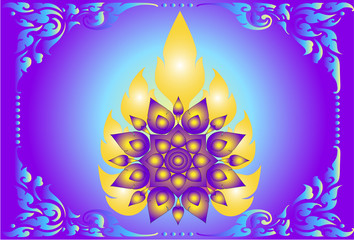 corners pattern thai