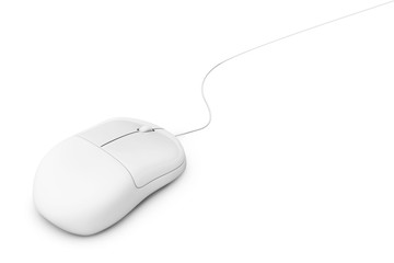 Simple wired computer mouse