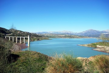 Naklejka premium Lake Vinuela, Andalusia, Spain © Arena Photo UK