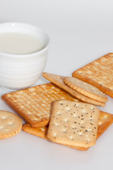 the bread on paper background
