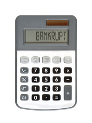 bankrupt - you are ruined