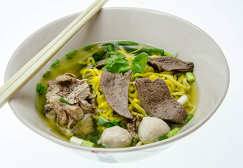yellow Noodle Soup