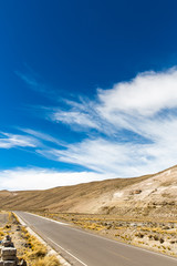 The Andes, Road Cusco- Puno, Peru,South America