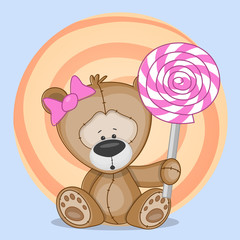 Bear with candy