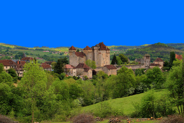 Fototapeta na wymiar Curemonte (Corrèze)