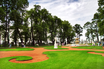 Park in St. Petersburg, Russia