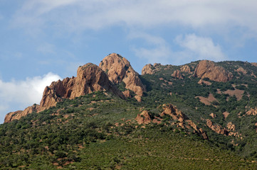 pic du Cap Roux, ,Massif de l'Esterel, Cote d'Azur, 83