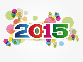 Abstract Background - Happy New Year 2015