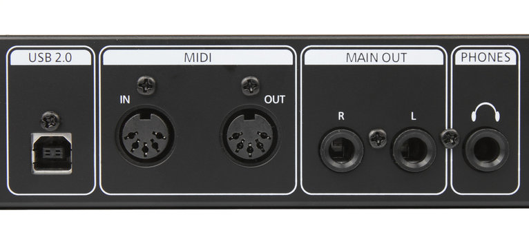 Rear panel of Sound module