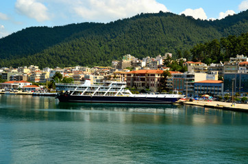 Fototapeta na wymiar Igoumenitsa port Greece