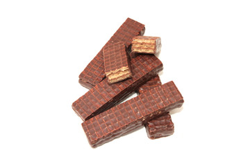 gaufrettes au chocolat