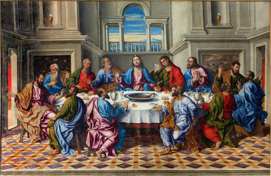 Venice - Last supper of Christ by Girolamo da Santacroce