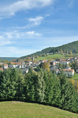 Fototapeta na wymiar Luftkurort Baiersbronn im Schwarzwald nahe Freudenstadt