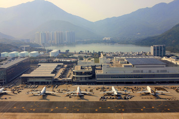 Luchthaven Hongkong