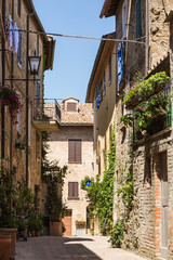 Fototapeta na wymiar medieval town in Tuscany, Italy
