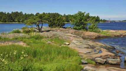 Västervik, Schären, Küste, Badeferien, Sommer, Schweden © bill_17