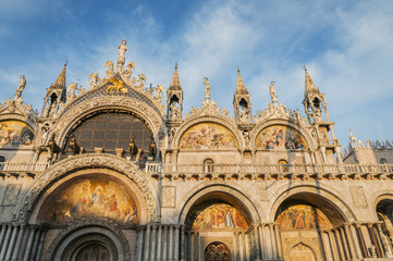 Fototapeta na wymiar Venice, Italy. Saint Mark's Basilica..