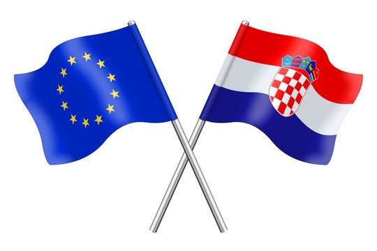 Flags : Europe and Croatia