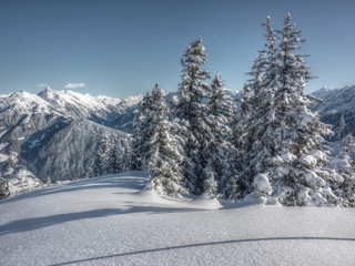 Winterlandschaft in HDR