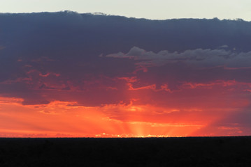 Sunset in Lightning Ridge