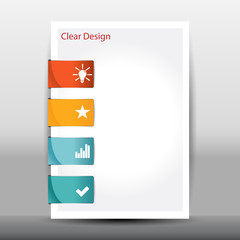 Illustration of modern design template