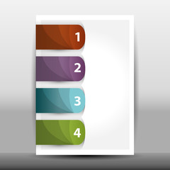 Illustration of modern design template