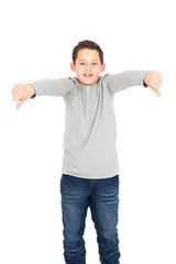 Fototapeta premium Handsome little boy posing