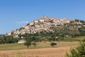 castle of old town in Umbria, Italy