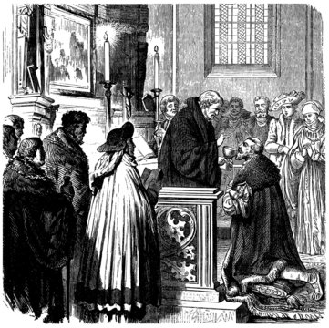 Christian Scene : Communion - 16th century