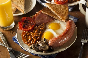 Fototapeten Traditional Full English Breakfast © Brent Hofacker