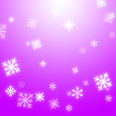 Naklejka na ściany i meble Snow Flakes Background Means Winter Celebration Or Shiny Snow