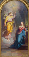 Fototapeta premium Vienna - Annunciation from main altar of baroque Servitenkirche