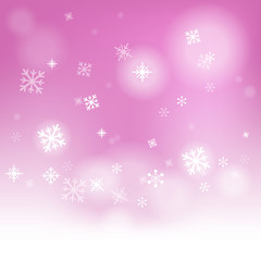 Snow Flakes Background Means Seasonal Cold Or Frost